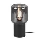 Lampe Nico III Verre fumé / Aluminium - 1 ampoule