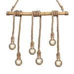 Suspension Wilma Bambou massif - 6 ampoules