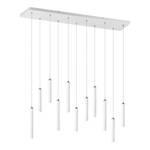 LED-hanglamp Tubular I aluminium - 11 lichtbronnen