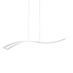 LED-hanglamp Salerno polycarbonaat/aluminium - 1 lichtbron - Wit