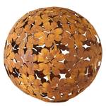 Boule décorative Klee Fer - Marron rouille - Diamètre : 35 cm
