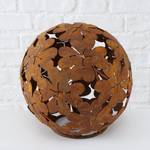 Boule décorative Klee Fer - Marron rouille - Diamètre : 23 cm