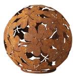 Boule décorative Klee Fer - Marron rouille - Diamètre : 23 cm