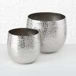 Pots de fleur Detroit (2 éléments) Aluminium - Argenté