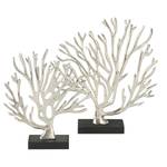 Objets décoratifs Koralle (2 éléments) Aluminium - Argenté