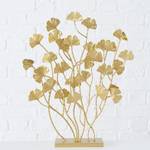 Dekofigur Ginkgo Eisen - Gold