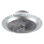 LED-Deckenventilator Narvik Aluminium - 1-flammig