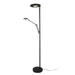 Staande LED-lamp Barrie aluminium - 2 lichtbronnen - Zwart