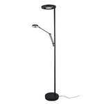 Staande LED-lamp Barrie aluminium - 2 lichtbronnen - Zwart