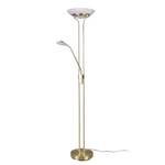 Lampadaire Orson Verre / Aluminium - 2 ampoules - Laiton