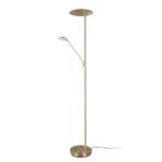 Lampadaire Edmonton Aluminium - 2 ampoules - Laiton