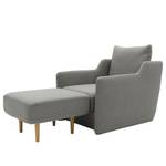 Fauteuil Monsols Tissage à plat - Gris - Largeur : 78 cm