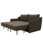 Schlafsofa Monsols Flachgewebe - Nougat - Breite: 178 cm