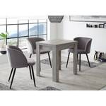 Eettafel Dracy II Concrete look - Breedte: 80 cm