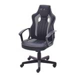 Gaming Chair mcRacer Etaux Kunstleder / Nylon - Schwarz