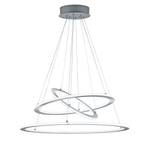 Suspension LED Durban II Aluminium - 3 ampoules - Argenté