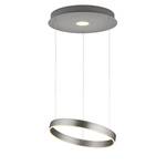 LED-hanglamp Logan polyetheen/aluminium - 2 lichtbronnen - Zilver