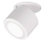 Plafonnier LED Taurus Polyéthylène / Aluminium - Blanc - Nb d'ampoules : 1
