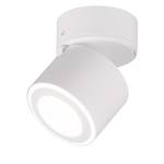 Plafonnier LED Taurus Polyéthylène / Aluminium - Blanc - Nb d'ampoules : 1
