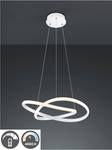 Suspension LED Course Polyéthylène / Aluminium - 1 ampoule - Blanc