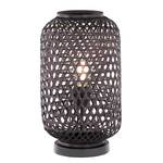 Lampe Calla Rotin / Fer - 1 ampoule - Noir