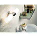 Éclairage de salle de bain Verre / Acier - 2 ampoules