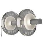 LED-Tischleuchte Light Weight I Klarglas / Aluminium - 2-flammig