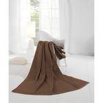 Plaid Uno Soft textielmix - Chocoladebruin - 150 x 200 cm