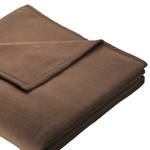 Plaid Uno Soft Tissu mélangé - Marron chocolat - 150 x 200 cm