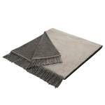 Fauteuildeken Cover Cotton S&P textielmix - Zilver - 50 x 200 cm