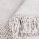 Plaid Cover Cotton Tissu mélangé - Argenté - 50 x 200 cm