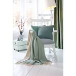 Plaid Vecoux Laine / Cachemire - Vert / Beige