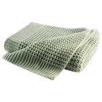 Plaid Knit Microfibre - Vert