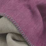 Plaid Duo Cotton Melange textielmix - Grijs/bessenkleurig