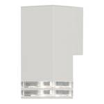 Wandlamp Pollux VI transparant glas/aluminium - 1 lichtbron