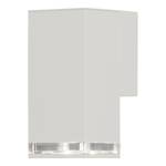 Wandlamp Pollux IV transparant glas/aluminium - 1 lichtbron