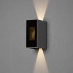 LED-wandlamp Cremora III aluminium - 3 lichtbronnen