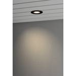 LED-inbouwlamp Odeon transparant glas/aluminium - 1 lichtbron - Zwart