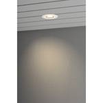 Spot encastrable Odeon Verre transparent / Aluminium - 1 ampoule - Blanc