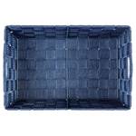 Corbeilles Adria I (lot de 2) Matière plastique - Bleu foncé - 30 x 15 cm