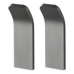 Wandhaken Uno Montella (set van 2) aluminium - grijs