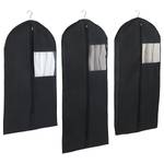 Kleidersack Deep Black (3-teilig) Kunststoff - Schwarz