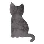 Tapis enfant My Luna Chat Micropolyester souple - Gris