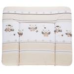 Verschoningskussen Folie Uil Baby I Beige