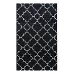Laagpolig vloerkleed Trend 7410 kunstvezels - zwart/wit - 120 x 170 cm