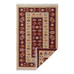 Omkeerbaar vloerkleed Tulum 9920 katoen/polyester - Beige/rood - 70 x 140 cm