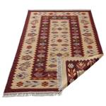 Tapis réversible Tulum 9920 Coton / Polyester - Beige / Rouge - 70 x 140 cm