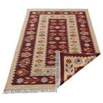 Wendeteppich Tulum 9920 Baumwolle / Polyester - Beige / Rot - 160 x 230 cm