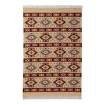 Omkeerbaar vloerkleed Tulum 9930 katoen/polyester - Beige/rood - 120 x 170 cm