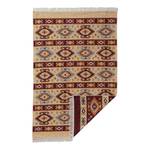 Omkeerbaar vloerkleed Tulum 9930 katoen/polyester - Beige/rood - 120 x 170 cm